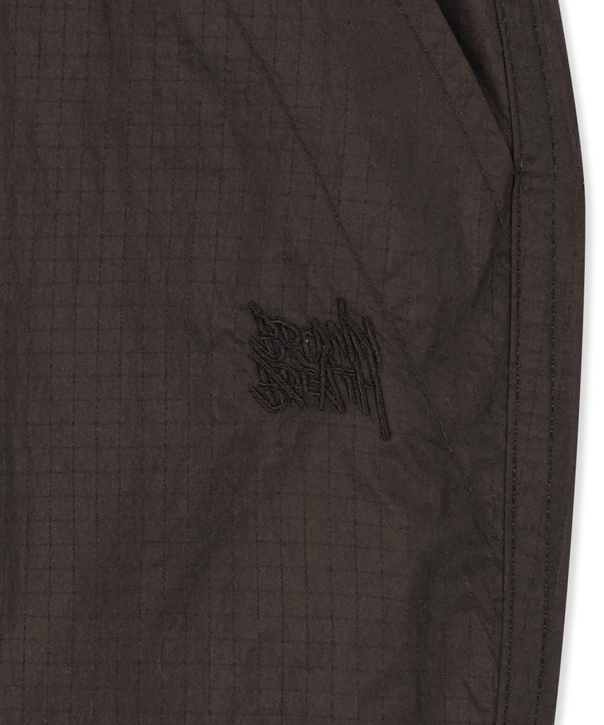 BROWNBREATH Tag Double Knee Nylon Pants - Brown