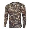 Outdoor Essential! Camouflage Pattern Long Sleeve T-Shirt, Comfortable Fit