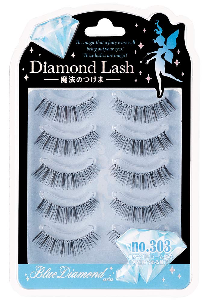 

Diamond Lash 5 pairs upper Creates eyes with natural volume and [no.303] (for eyelashes) presence. синий