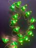 Romantic Copper Wire String Lights - Battery-Powered Christmas Tree & Snowman Decor