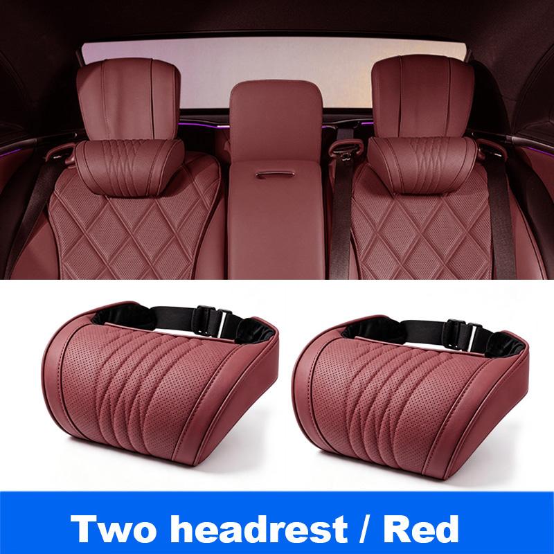Vtear Universal Car Neck Lumbar Cushion Memory Foam Support Pillow Anti-Scratch Seat Parts Interior Modification Accessories