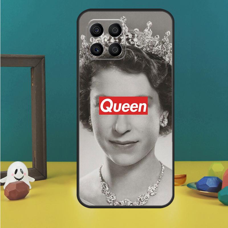 England Queen Elizabeth II Case For Honor 200 Pro X9b X9a X8b X8a X8 X9 X9c 50 70 90 Lite Honor Magic 5 6 7 Pro Cover