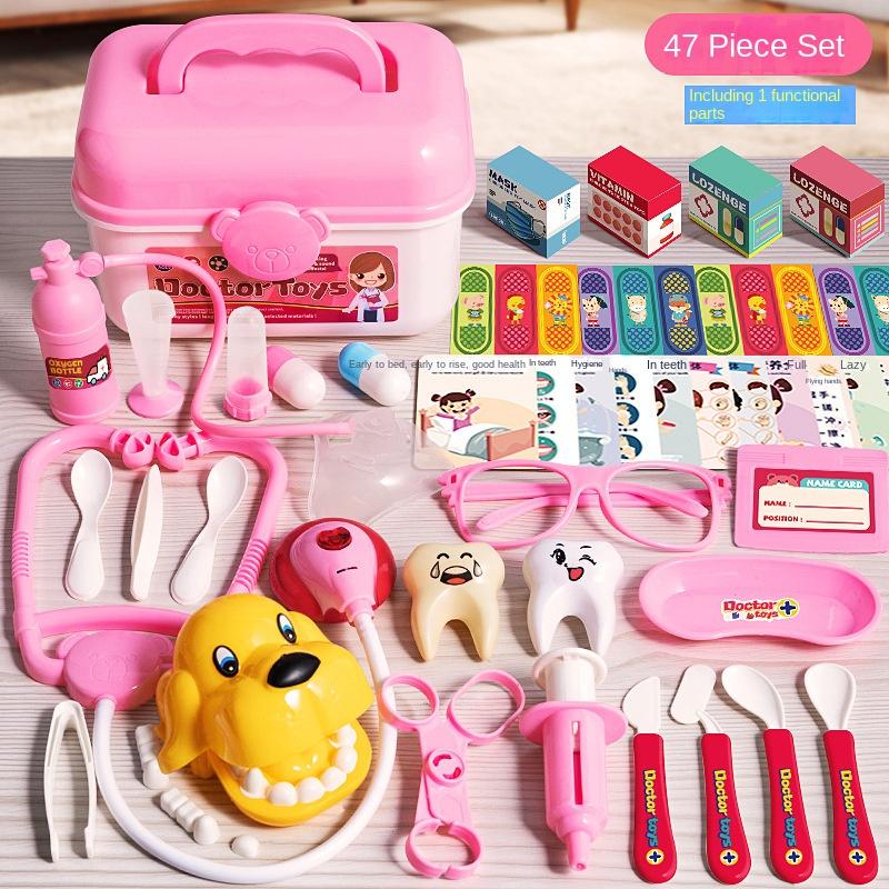 Simulation Doctor Set For Kids Pretend Play Girls Role-playing Games Accessorie Medical Kit Nurse Tools Toys For Children Gift