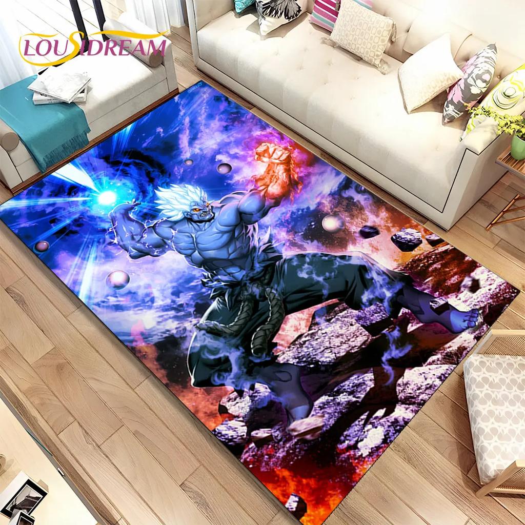Street Fighter Retro Game Gamer Area Rug,Carpet Rug for Living Room Bedroom Sofa Doormat Decoration, Kid Play Non-slip Floor Mat