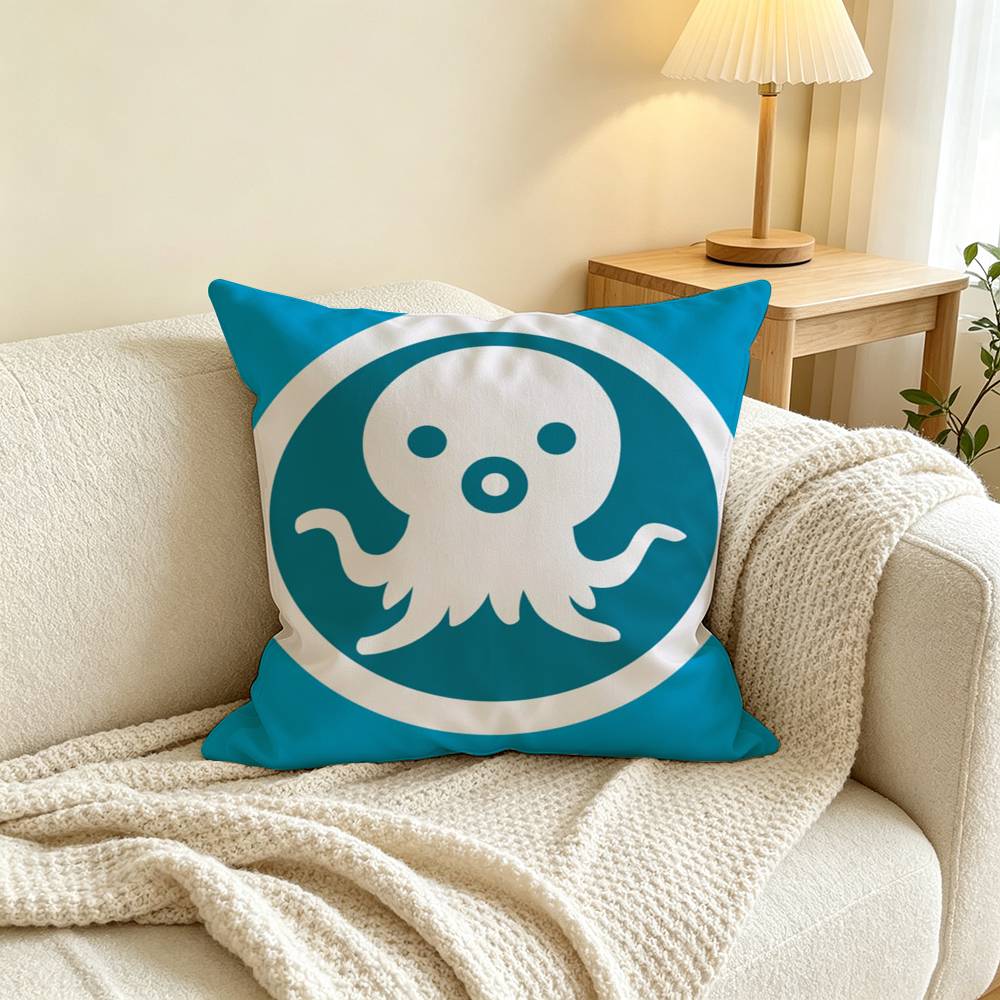Animal O-Octonauts-s  Pillow Case Square Double-Sided Sofa Cushion Cover Bedroom Bedside Pillow