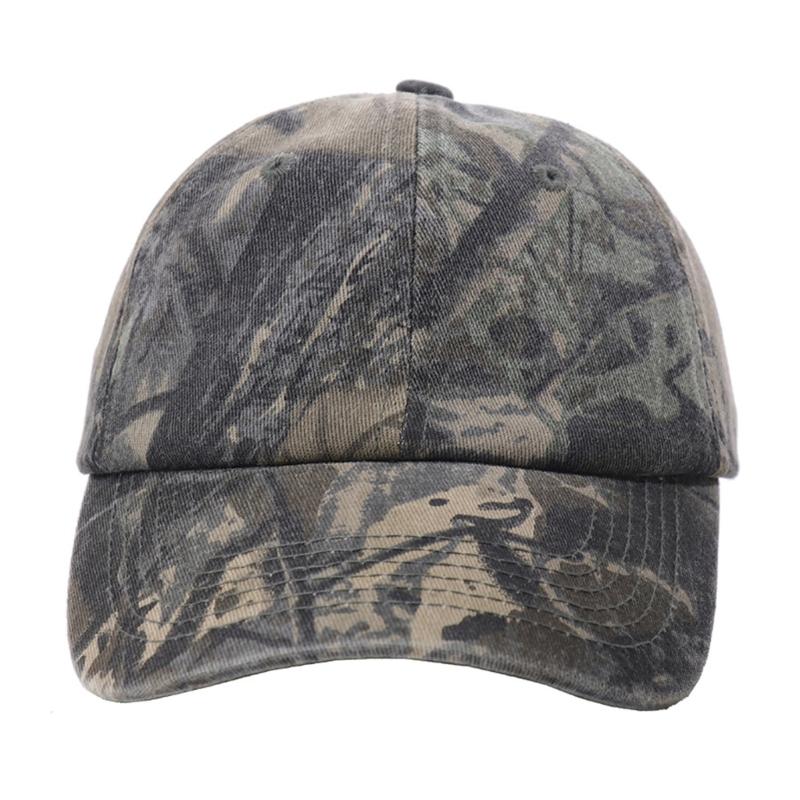Breathable Cotton Baseball Cap Camouflage Print Comfort Sun Hat for Sport Wear