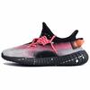 Originals Yeezy Boost 350 V2 Casual Shoes Unisex Low Top Black/Silver/Watermelon Red HQ4540(Team96-)