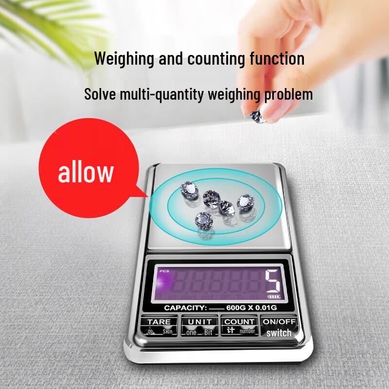 Meilen 0.01g Mini Portable Digital Jewelry Scale (CN version)