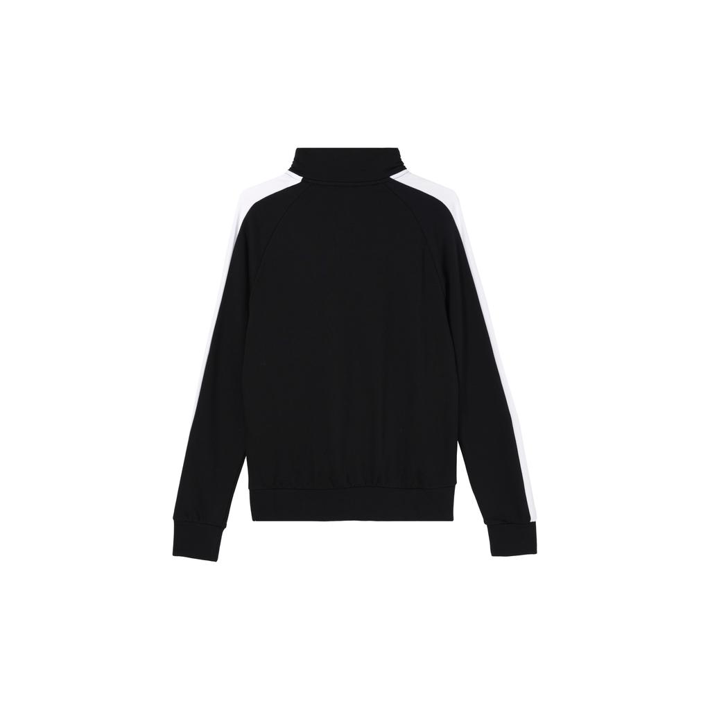 Puma Logo Print Patchwork Stand Collar Jacket Men Outerwear Black 599331-01