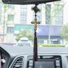 Classic Style Jesus Figurine Pendant Retro Car Rearview Mirror Pendant  Wall Decoration