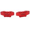 2pcs Set Metal Front Rear Brake Disc Calipers for LOSI SUPER BAJA REY 1 6 RC Car Upgrade PartsRed