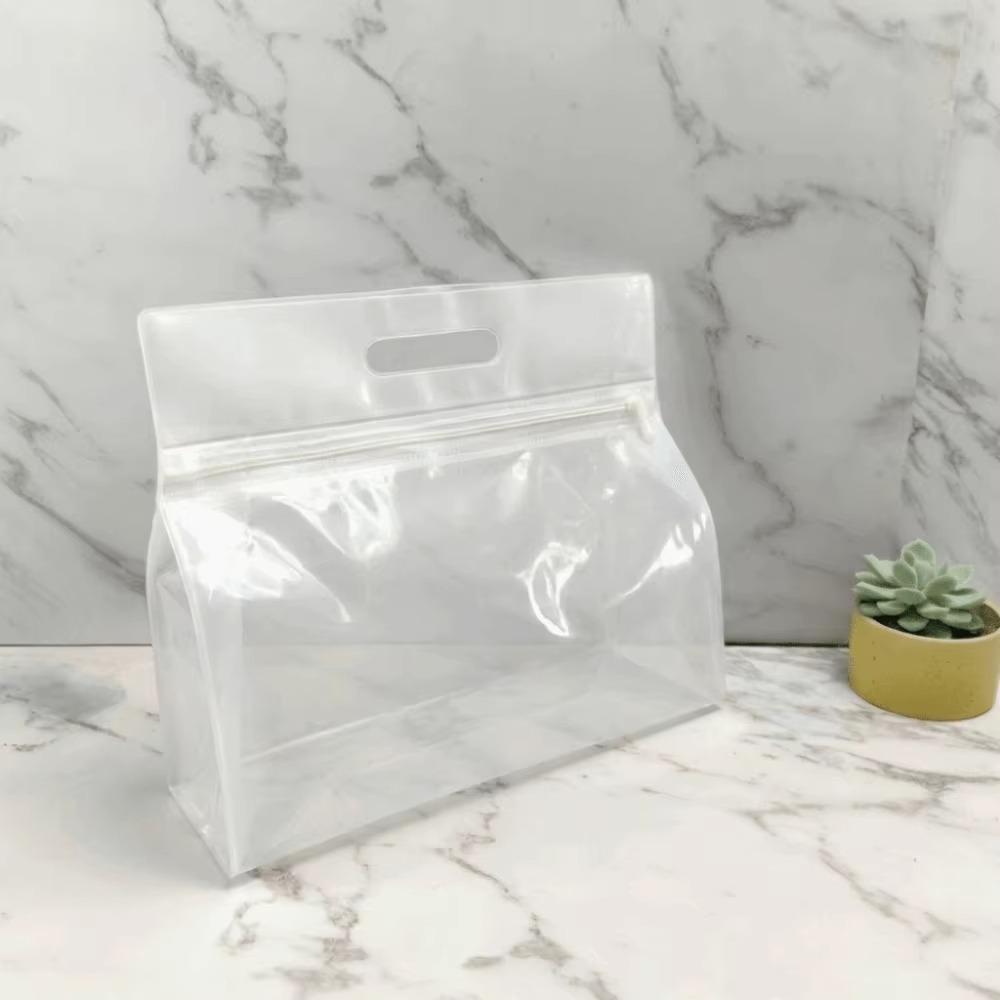 

Zipper Design Travel Toiletries Bag Thickened Material Large Capacity Wet Dry Separation Bag Toiletry Makeup Bag