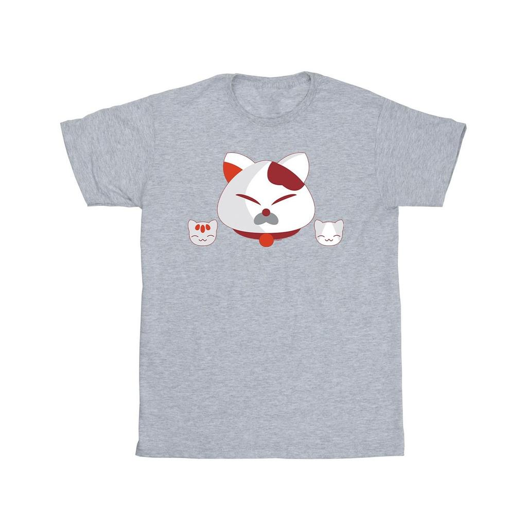 Disney Mens Big Hero 6 Baymax Kitten Heads T-Shirt