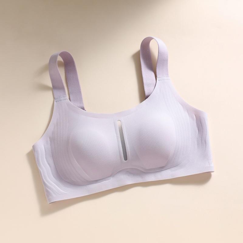 Nahtlose Dessous Damen Hasenohren Raff-BH Lifting und Formen Sekundäre Brüste Weiche Unterstützung Anti-Hänge-BH Dünner Stil Push-Up-BH