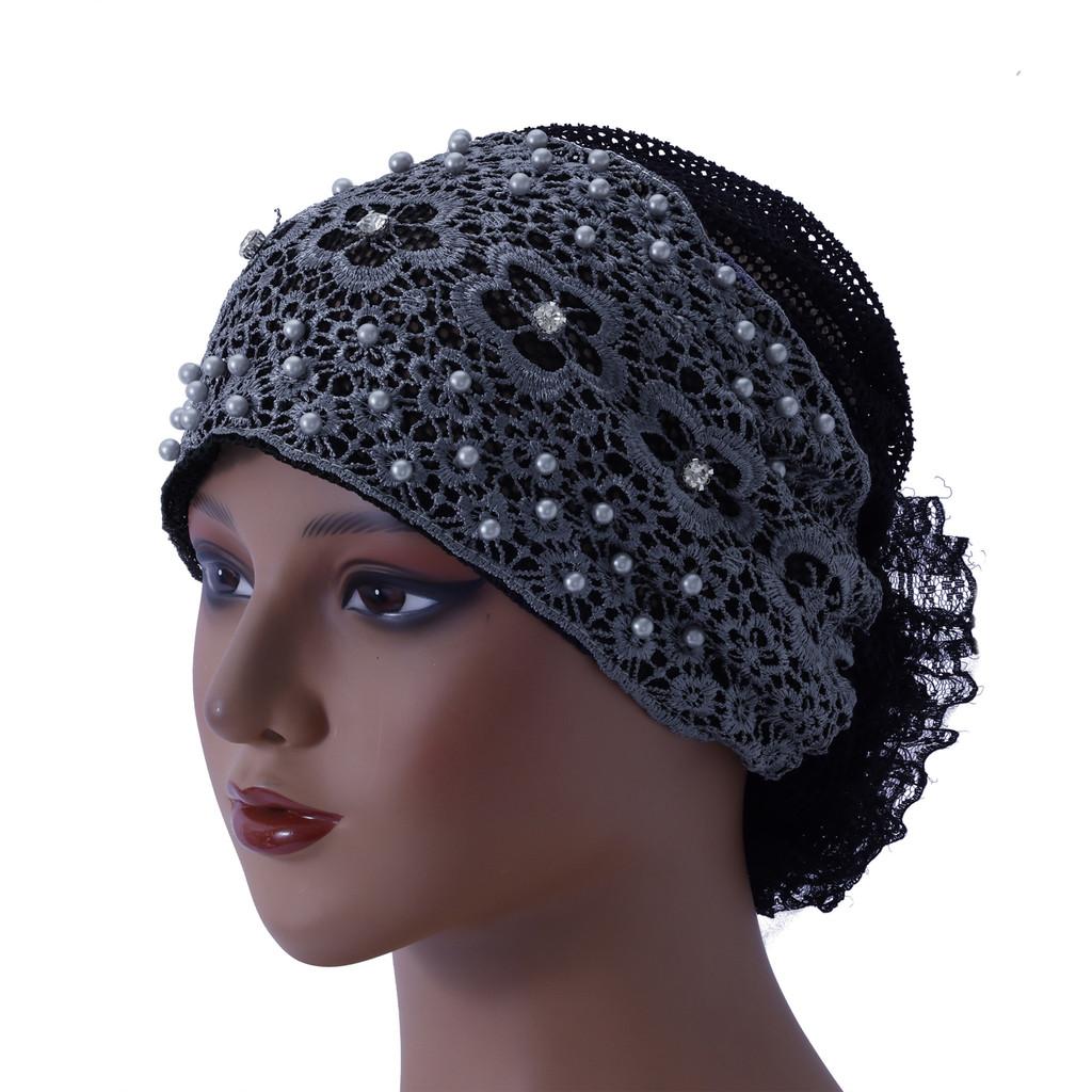 

Fashionable Womens Summer Head Wrap With Floral Pattern And Sun Shade For Daily Wear сірий колір