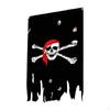 Pirate Flag Ragged Vertical Halloween Decor Easy Installation Creative Banner for Door