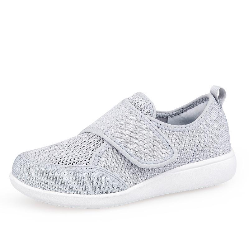 2025 Spring Summer Women's Breathable Velcro Mesh Loafers - Lightweight & Comfortable