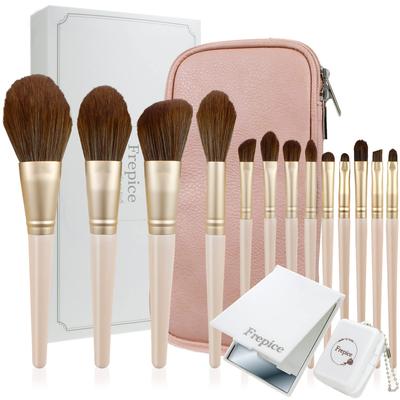 Frepice Štětce na make-up Pudr Tvářenka Štětec na make-up Drahokam (13dílná sada) - Štětec, Štětec, Pouzdro, Kosmetický/Lososový