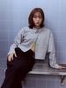 Bb' BENETTON Crop Shirt (Grey)
