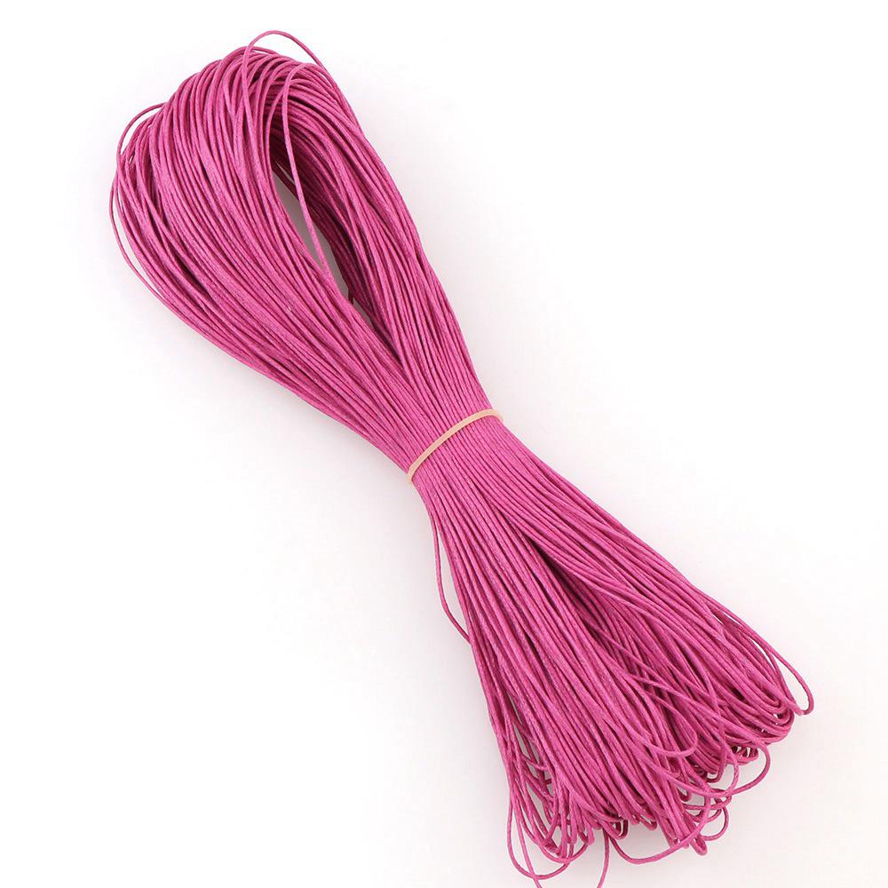 Colorful Korean 1.0mm Wax Cord for Handmade Necklace Weaving and Beading