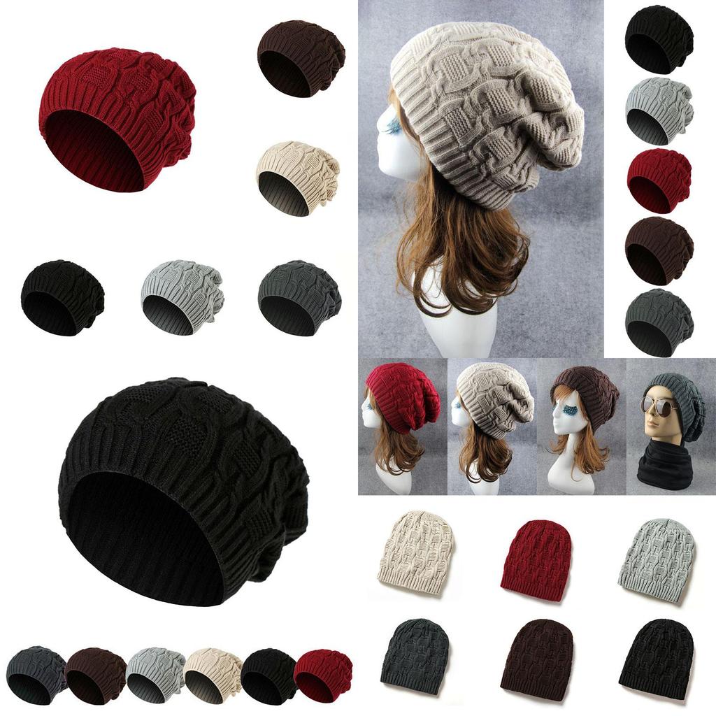 Cozy Unisex Knitted Winter Beanie Hat For Stylish And Warm Cold-weather Wear