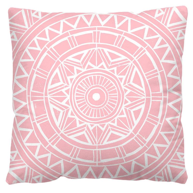 Geometric Cushion Cover Print Ethnic Decorative Pillowcase Sofa Home Decor Peach Skin Pillowcase
