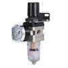 High Efficiency Air Filter & Pressure Regulator Combo 1/4 BSPT Aluminum Pneumatic Air Tool for Industrial Application