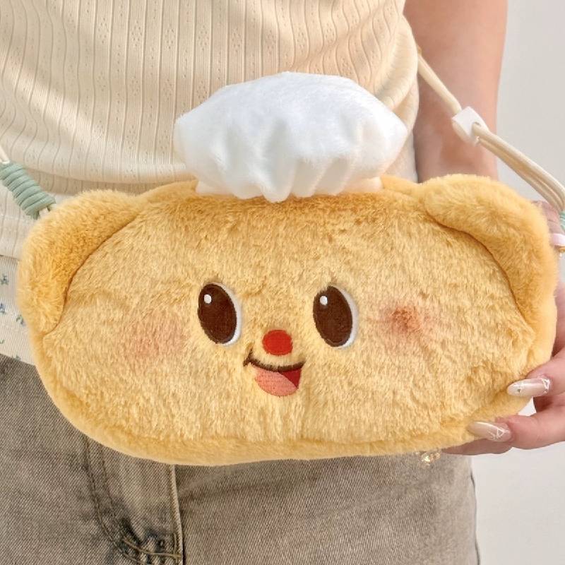 

Плюшевый Желтый Медведь Рюкзак Из Мягкого Материала С Несколькими Карманами Для Ежедневного Использования Style C