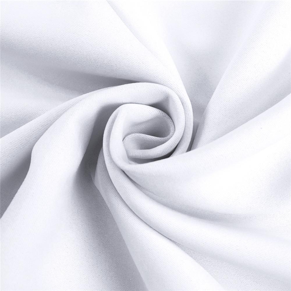 Curtains Living Room Bedroom Black Durable Layer Foam Insulated Sun Blocking Thick Window Treatment Light Made Of Polyester Decor