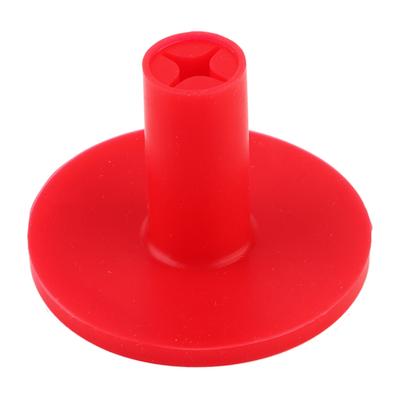 Suporte de borracha para taco de golfe de 38 mm, auxílio para treinamento de golfe para campo de golfe e tapete de prática vermelho