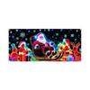 Christmas UV Fluorescent Garage Door Cover Banner - Background For Holiday Parties, Christmas Decoration Hanging Cloth