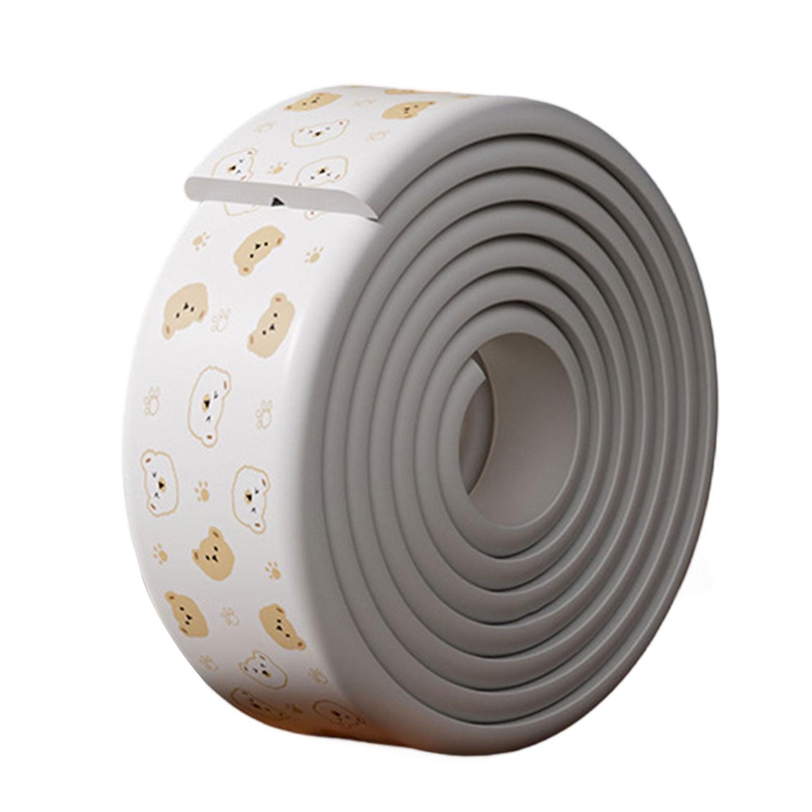 

200см Защитная кромка для детского стола Защитная полоса для безопасности ребенка Защита углов стен Защитный бампер для углов мебели 2 серый