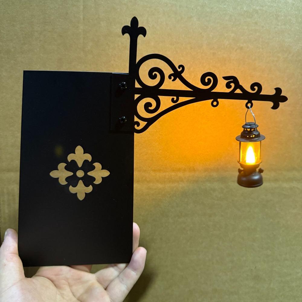 Decorative LED Book Nook Lamp Warm White Light Pumpkin Ghost Lantern Dorm Room
