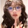 New Vintage Oval Computer Glasses Frame Women Men Anti Blue Light Round Eyewear Blocking Optical Spectacle Ellipse Eyeglasses