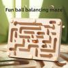 A Wooden Balance Maze Toy Made of Linden Plywood, Designed to Focus on Balance Training And Hand-Eye Coordination Through Fun Gameplay