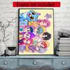 Saja Boys 5D Diy Diamond Painting Round Diamond Mosaic Suitable For Beginners Diamond Painting Rhinestones Gift Frameless