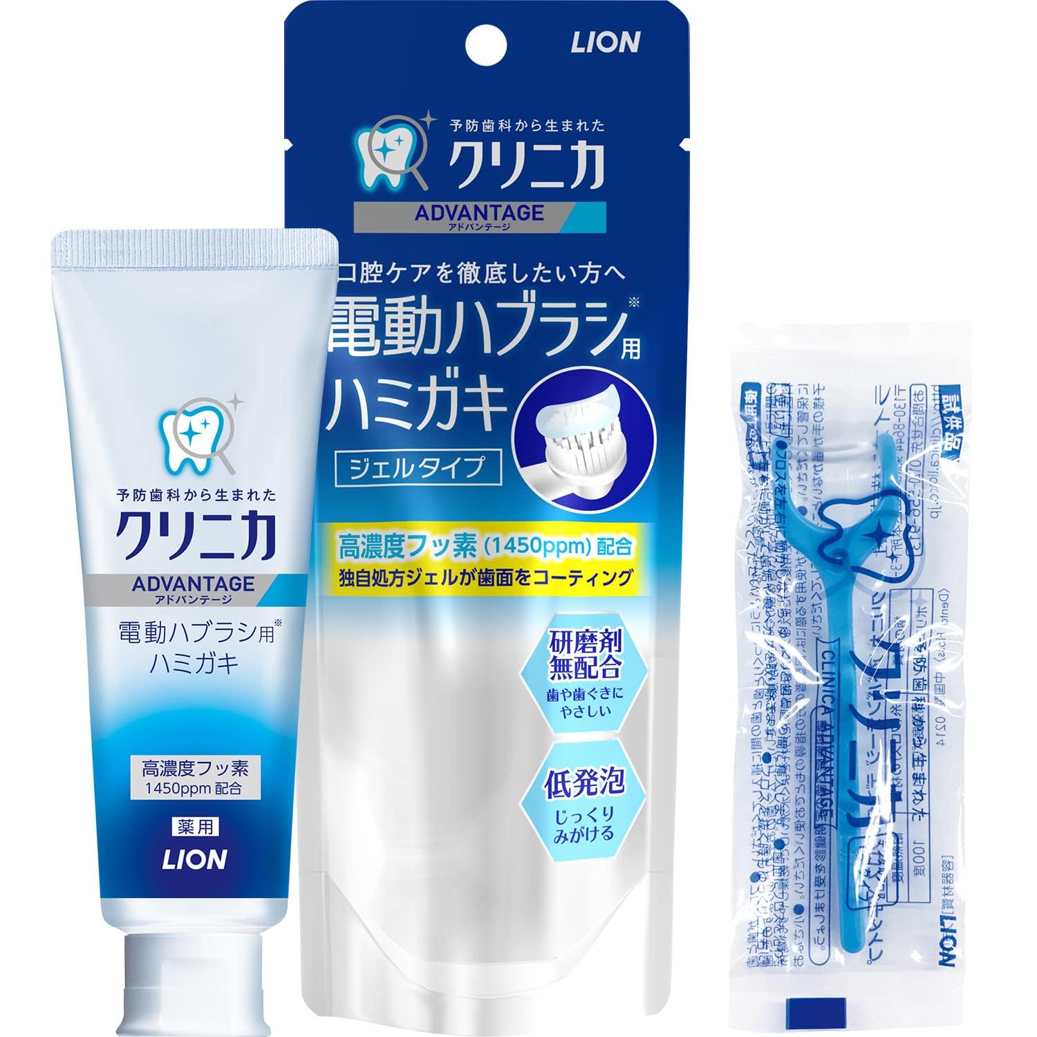 

Clinica Advantage Gel Toothpaste electric floss [for toothbrushes] + Y-shaped (1 pack)