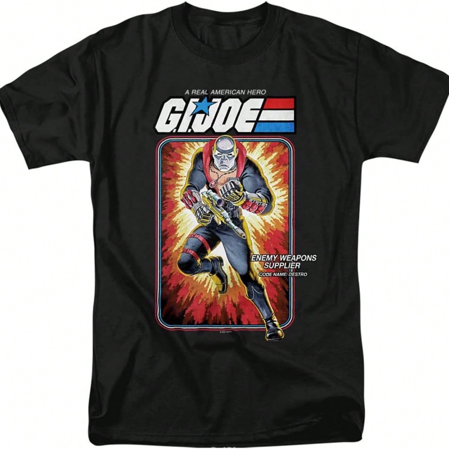 G.I. Joe Official Characters Cards Collection Unisex Adult T Shirt S разноцветный