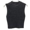 Unused MAISON SPECIAL No Sleeve Short Length Sweater F Gray Knit Women Used
