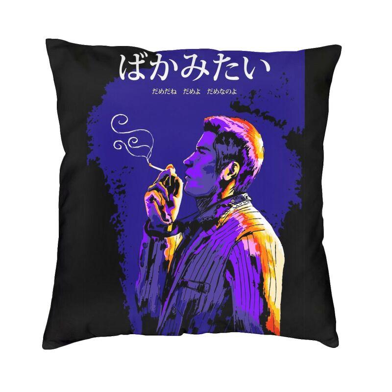 Квадратная наволочка Пчела и Капибара Декорация Подушки Пчела Кэппи Декоративная подушка для дивана Двусторонняя печать 30x30cm 12x12in