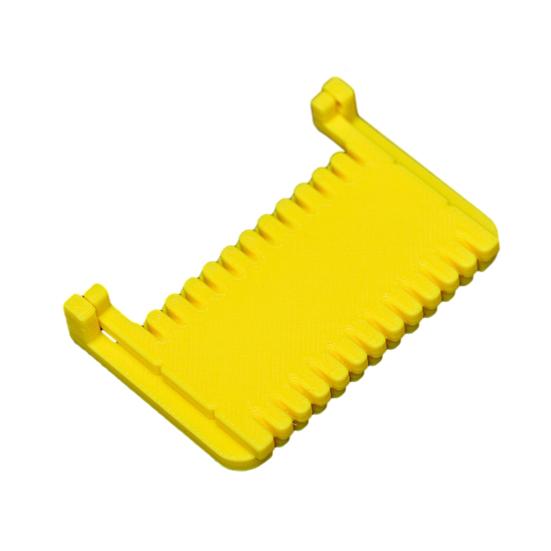 

Clip-On Sewing Ruler Edge Stitch Lock And Sewing Gauge Quilting Template with 1.5mm 2mm 3mm 4mm Spacing Hand Sewing Tool for Even жовтий