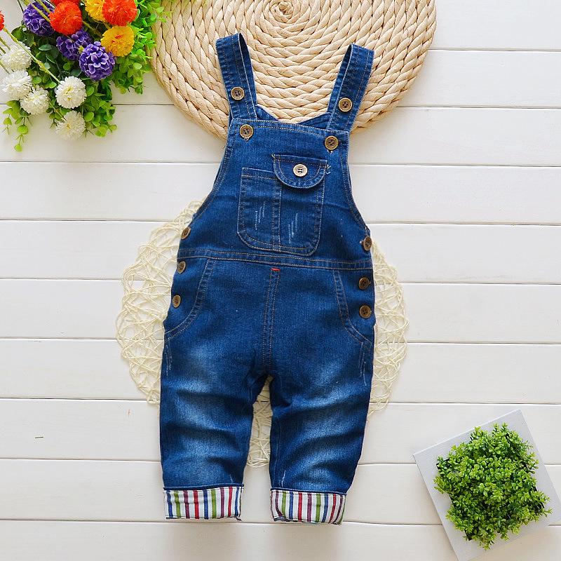 2022 Summer Denim Shorts and Rompers for Toddlers: Boys' and Girls' Overalls