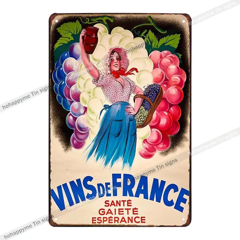 Bar Metall Wandkunst Dekoration Plakette Schilder Champagner Whisky Traube Wein Pub Club Cafe Poster Eisenmalerei Heimdekor 20x30cm