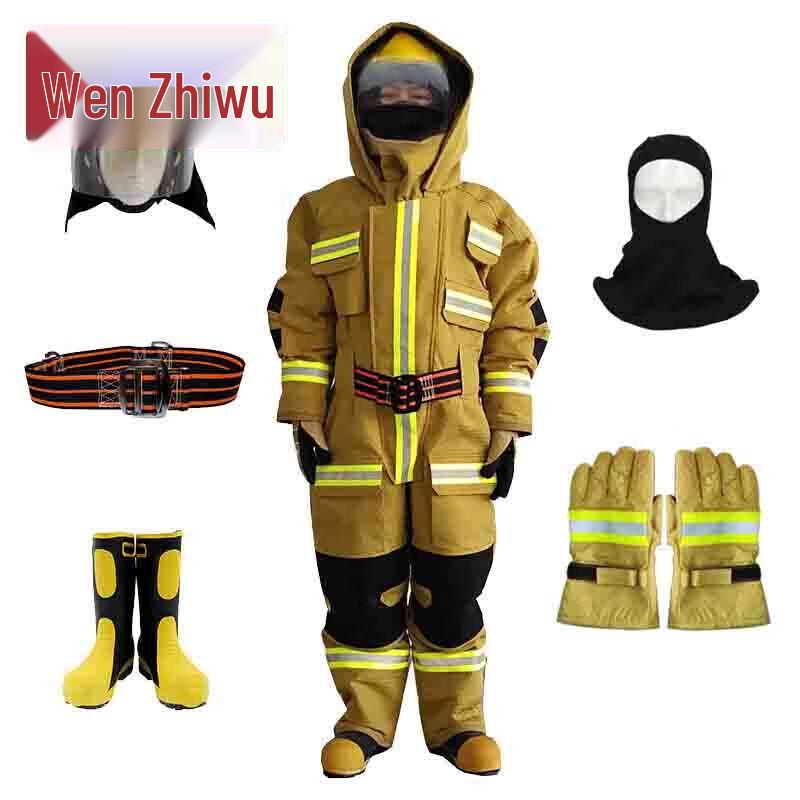 WenZhiWu HQ High-Configuration Integrated Firefighting Protective Suit