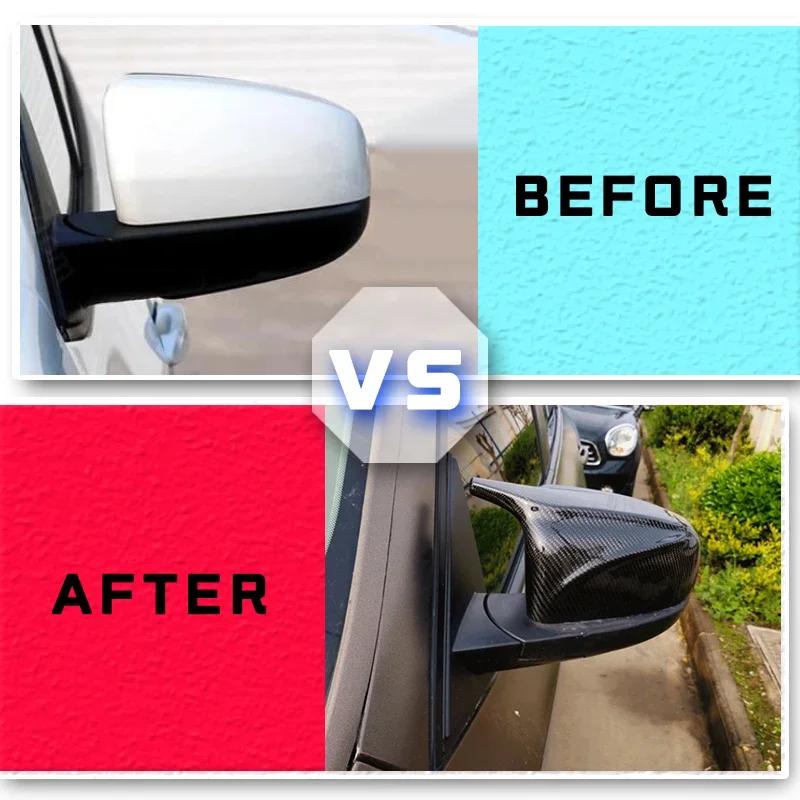 For 2007-2014 BMW X5 X6 (E70 E71 E72) Deksel til bakspeil Carbonfiber-mønster 51167180725 51167180726