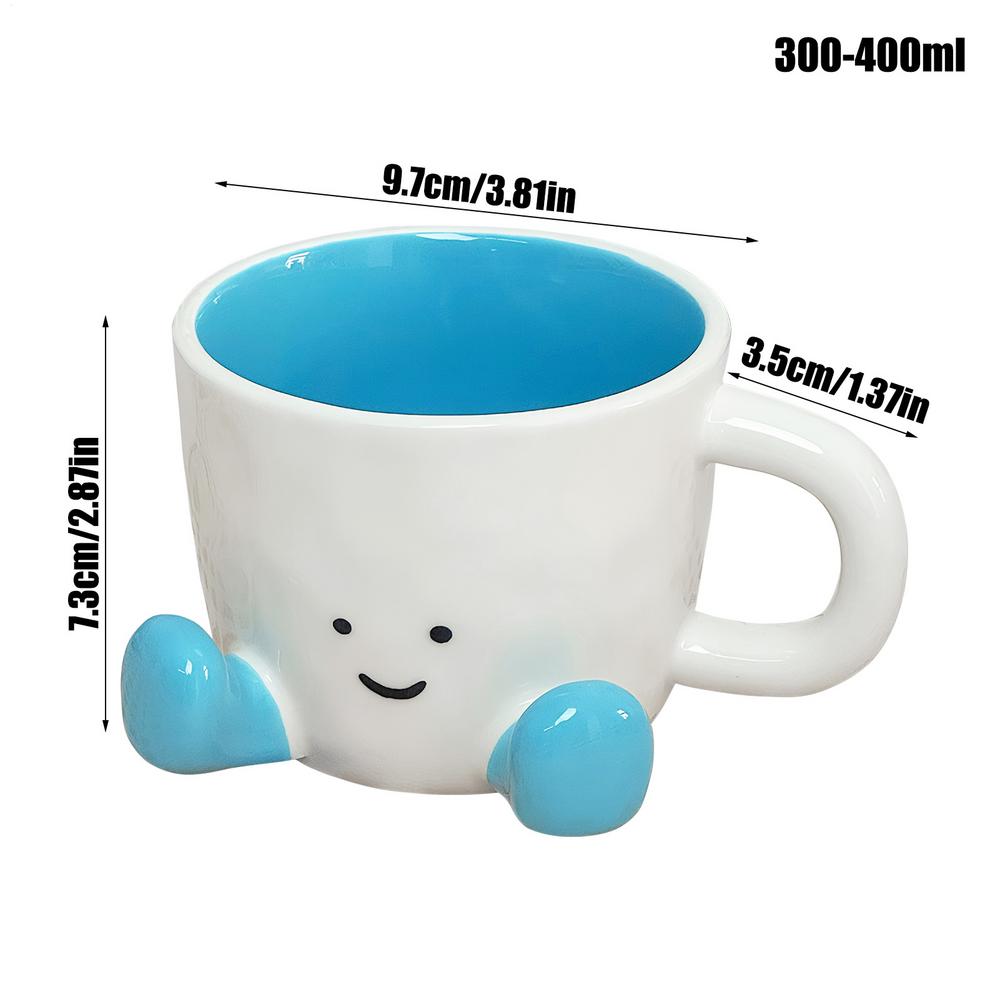 Cute Coffee Mug Adorable Home Kitchen Drinkware Ceramic Coffee Tea Cups for Wine Latte Water Hot Cocoa Cold Hot Drinks