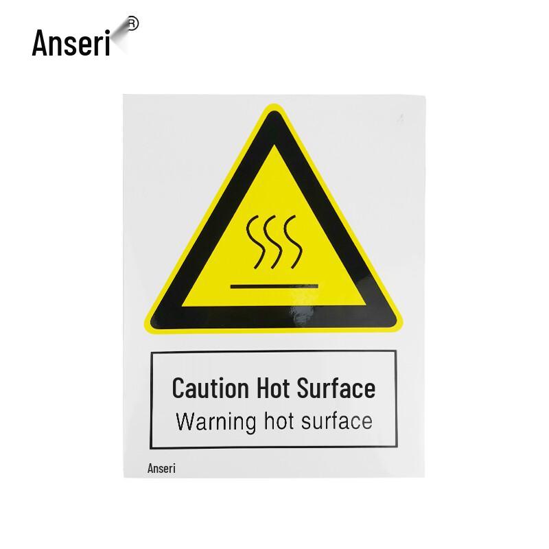 Caution Hot Surface Safety Warning Sign 250x315mm