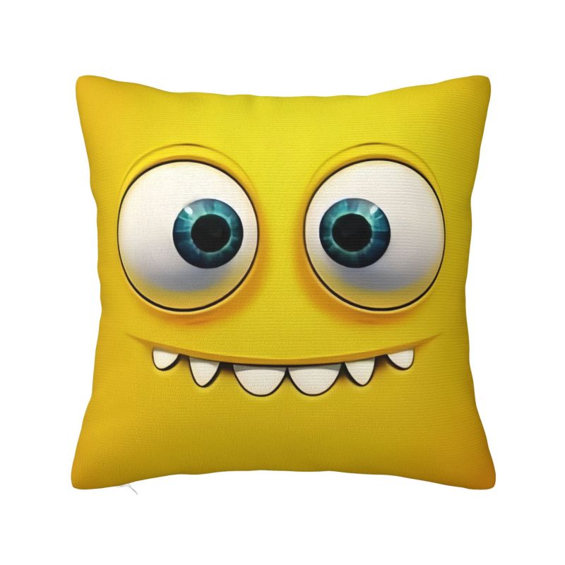 Custom Funny Expression Modern Throw Pillow Cover Home Decor Car Cushion