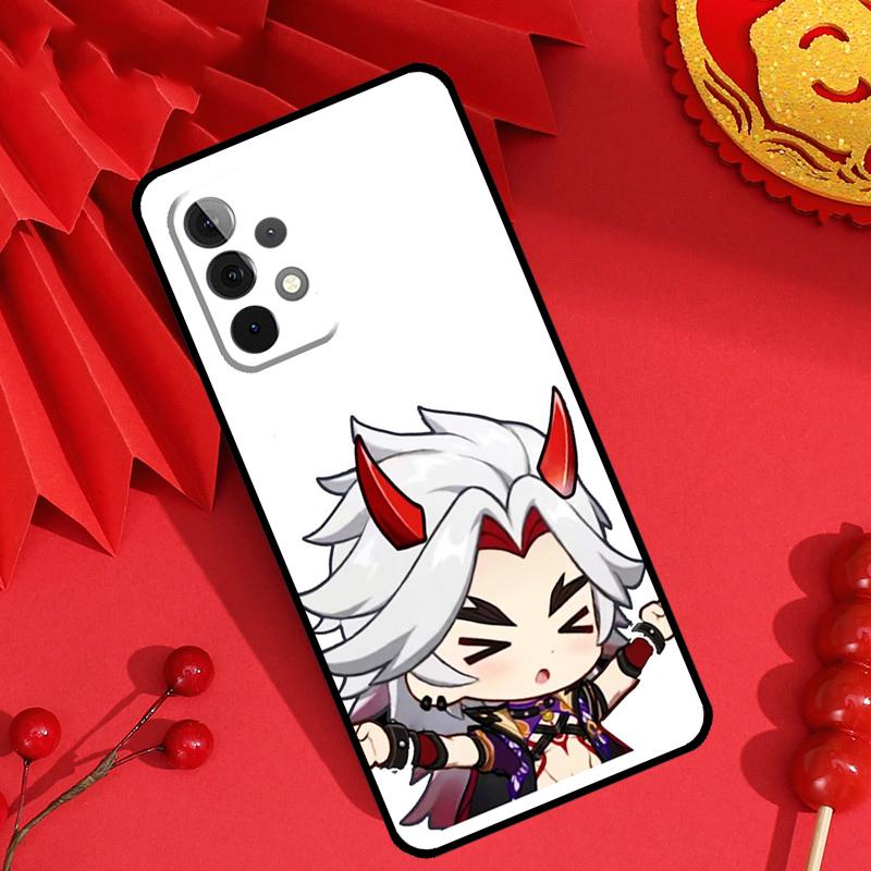 Genshin Impact Arataki Itto Case For Samsung Galaxy M21 M31 M35 M12 M13 M14 M15 M06 M16 M36 M56 M53 M32 M52 M55 M34 M54