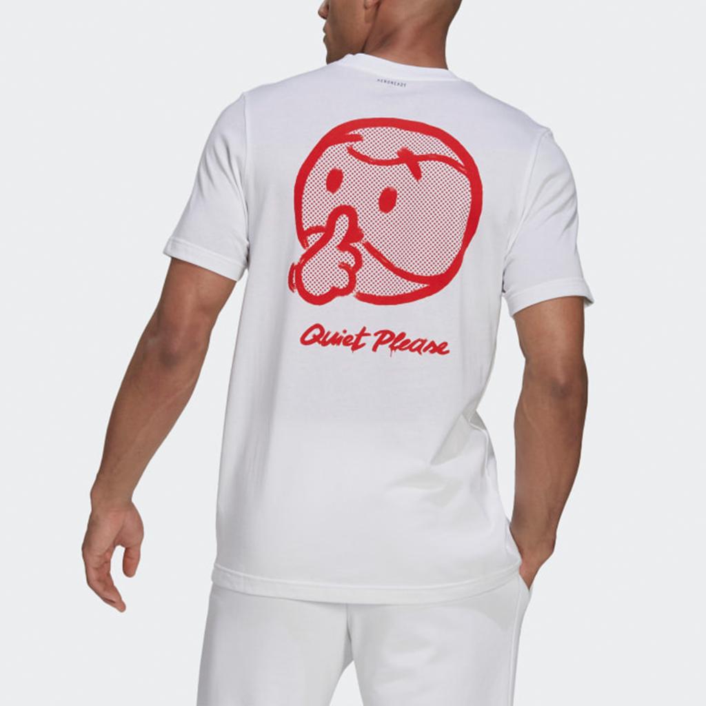 adidas Set-in Sleeve T-Shirt Men's White GU8856